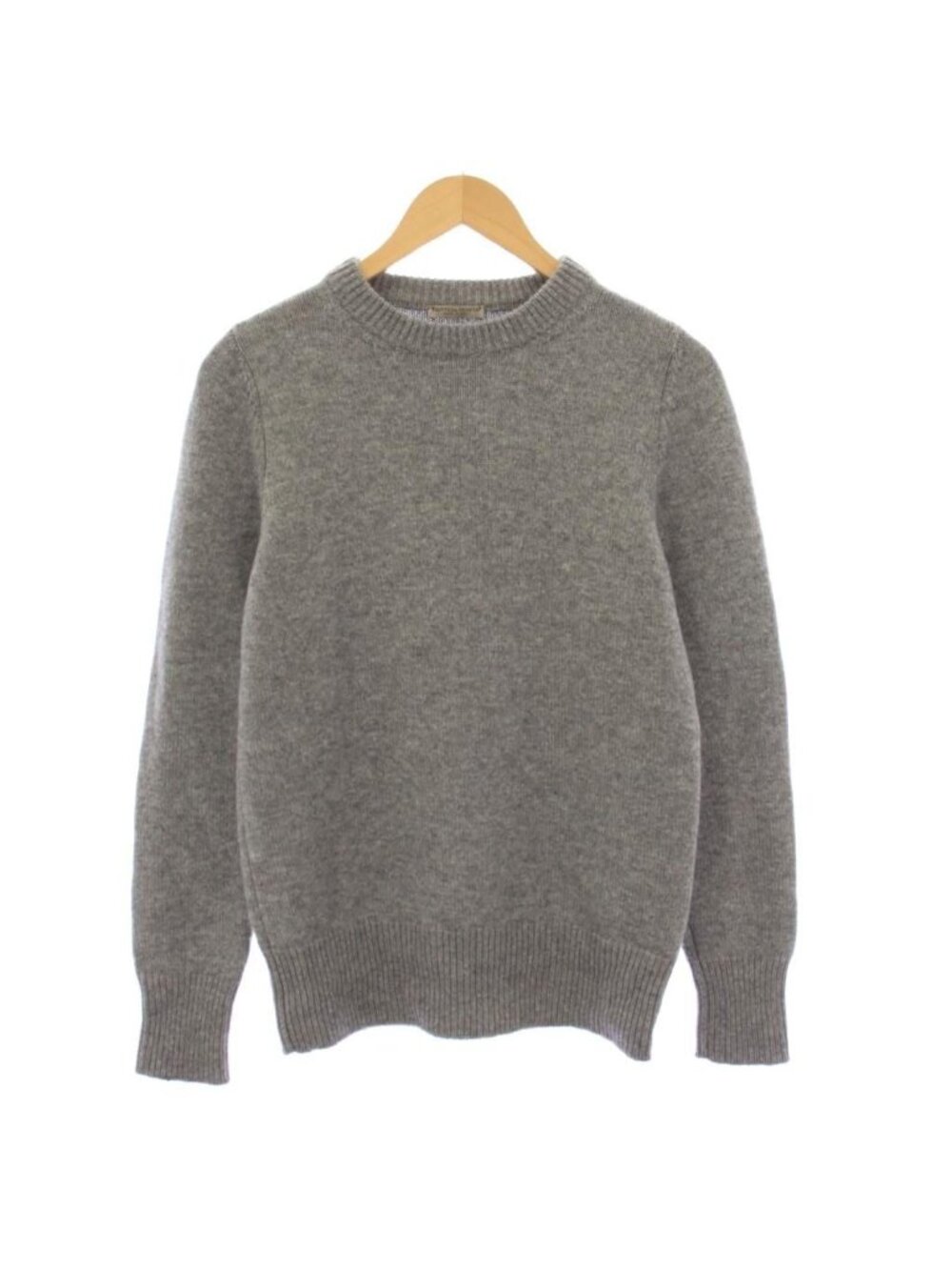 Bottega Veneta Knit Sweater Long Sleeve Cashmere 44 Gray